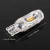 10 PCS T10 DC12V / 1W Car Clearance Light 5LEDs SMD-3030 Lamp Beads (Yellow Light)