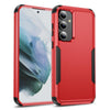 For Samsung Galaxy S25 5G TPU + PC Shockproof Protective Phone Case(Red + Black)