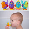 Bird Shape Whistle Kids Music Instrumental Bath Toy Baby Educational Toys(Blue)