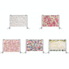 2.1 X 1.5m Festive Photography Backdrop 3D Wedding Flower Wall Hanging Cloth, Style: C-1886