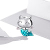 S925 Sterling Silver Cat Mermaid Beads DIY Bracelet Necklace Accessories