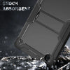 For Samsung Galaxy Tab A8 10.5 2021 Silicone + PC Shockproof Protective Tablet Case with Holder(Black)