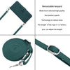 For Samsung Galaxy A36 5G Skin Feel Heart Embossed Leather Phone Case with Long Lanyard(Green)