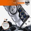 For Samsung Galaxy S24+ 5G wlons Explorer Series PC Hybrid TPU MagSafe Magnetic Case(Grey)
