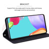 For Xiaomi Redmi Note 10 Pro Frosted Business Magnetic Horizontal Flip PU Leather Case with Holder & Card Slot & Lanyard(Black)