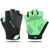 WEST BIKING YP0211210 Mountain Cycling Gloves Half Finger Breathable Anti-Slip Gloves Riding Equipment, Size: M(Light Green)