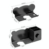 For Dyson Hair Dryer Wall-Mounted Holder Bathroom Shelf Storage Rack, Style: Upgrade White