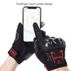 BSDDP RH-A0132 Full Finger Protection Outdoor Motorcycle Gloves, Size: XXL(Black)