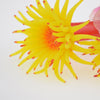 Yellow Silicone Coral Ornament for Aquarium - 8x7x9cm