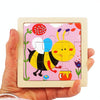 3 PCS Kids Wooden Cartoon Puzzle Jigsaw Toy Early Educational Toys(Crab)