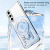 For Samsung Galaxy S25+ 5G Ice Sense Series Graphene Cooling MagSafe Holder Phone Case(Black)