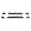 Car Air Conditioner Panel Switch Button 11-button 61319313923 for BMW  F10 / F07 / F02