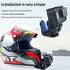 Motorcycle Helmet Chin Clamp Mount for GoPro Hero Series DJI Osmo Action, SJCAM Cameras, Spec: Set 1