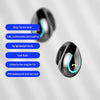 YX08 Ultra-light Ear-hook Wireless V5.0 Bluetooth Earphones Ear Clip Stereo Bluetooth Headset with Mic(Black)