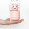 Y06 Cute Pet USB Air Humidifier Home Car Small Hydrating Aroma Diffuser(Pink)