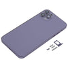 iPhone 11 Pro Max Back Cover, iP13 Pro Max Style (Purple)