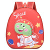 Kindergarten Eggshell School Bag Children Cute Cartoon Backpack(Red)