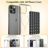 Magnetic Suction Mobile Phone Grip Hands-Free Silicone Cellphone Mount Stand(Black)