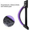 Lumbar Traction Stretching Device Posture Corrector Waist Support Spine Pain Relief Back Massage Stretcher(Black+green)