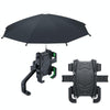 Motorcycle Waterproof Sunshade Umbrella Mobile Phone Navigation Bracket(Rearview Mirror)