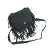 Mini Messenger Bag Cute Tassel Design Kids Coin Purses Children Handbags Shoulder Bags(Light Green)