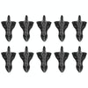 10 PCS Universal Car Carbon Fiber Shark Fin Diffuser Vortex Generator Roof Spoiler