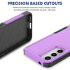 For Samsung Galaxy A35 5G / A55 5G 2 in 1 PC + TPU Phone Case(Purple)