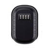 Wall Mounted Key Safe Box - 4 Digit Combination Lock - Black