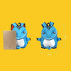 Cartoon School Bag Dinosaur Backpack For Children(Green)