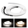 For Tesla Front Trunk LED Ambient Light Strip, Size: For 21-23 Model X(Warm White)
