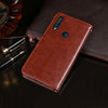 For Alcatel 1S 2020 idewei Crazy Horse Texture Horizontal Flip Leather Case with Holder & Card Slots & Wallet(Black)