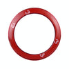Car Aluminum Steering Wheel Decoration Ring For BMW(Red)