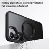 For Samsung Galaxy S25+ 5G Frosted 360 Degree MagSafe Magnetic Holder Phone Case(Silver)