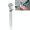 Bicycle Manual Mini Air Pump Bicycle Universal Air Pump Bicycle Outdoor Riding Portable Air Pump(Silver)