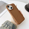 For iPhone 15 Plus Gaer4 Imitation MagSafe Shockproof TPU Phone Case(Brown)
