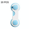 20 PCS Children Home Wardrobe Anti-opening Safety Lock(Blue)