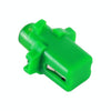 10 PCS B8.3 0.2W DC12V Wedge Instrument Panel COB LED Light Dashboard Gauge Cluster Indicator Lamp Bulb (Green Light)