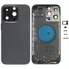iPhone 14 Pro Max Back Cover Black - Card Tray & Side Keys