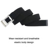 Outdoor Leisure Aluminum Alloy Safety Buckle Belt, Length: 125cm(Royal Blue)