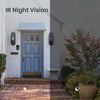Wireless Smart Video Doorbell, 90° View, Black - WiFi, HD