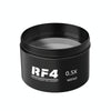0.5X Microscope Lens, Wide-Angle Eyepiece, 10x Magnification, RF4 Mount