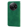For Xiaomi Redmi A3 Frosted Business Magnetic Horizontal Flip PU Phone Case(Green)