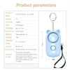 Blue Bear 130dB Personal Alarm with LED Light - Self Defence Keychain