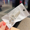 10pcs Pearl Rhinestone Hair Clip Side Bangs Hair Headdress(367 Crystal Four Petal Flower)