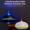 SD13 200ML Car USB Flame Aromatherapy Diffuser Home LED Night Light Silent Mist Humidifier(Black)