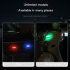 Motorcycle Electric Car Anti-Rear Collision Solar Strobe Warning Light, Specification: Red Light
