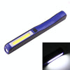 100LM High Brightness Pen Shape Work Light / Flashlight, White Light, COB LED 2-Modes with 90 Degree Rotatable Magnetic Pen Clip(Blue)