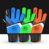 Children Football Goalkeeper Glove Latex Anti-Collision Goalkeeper Gloves, Size: 7(Green)