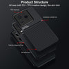 For Realme GT7 Pro Classic Tilt Strip Grain Magnetic PC Hybrid TPU Phone Case(Red)