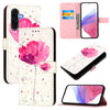 For Samsung Galaxy A56 5G 3D Painting Horizontal Flip Leather Phone Case(Flower)